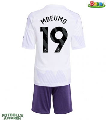 Manchester United Bryan Mbeumo #19 Bortaställ Barn 2025-26 Kortärmad (+ Korta byxor)